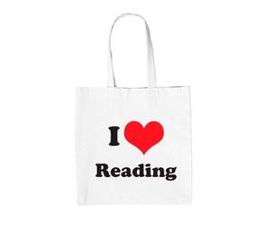 Amo Leggere - Borsa In Tela - Libro Libri Lettore Leggi Scrittore Autore