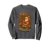 Amo Leggere Costretto A Lavorare Babbo Natale Felpa