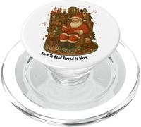 Amo Leggere Costretto A Lavorare Babbo Natale PopSockets PopGrip per MagSafe