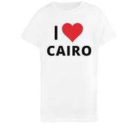 Amo L'egitto Il Cairo Camiseta Infantil Básica Algodón Blanca Basic Cotton White Children's T-Shirt