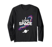 Amo l'esplorazione dell'universo Spaziale Maglia a Manica