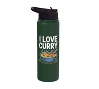 Amo l'espressione di un appassionato di curry Stainless Steel Insulated Water Bottle