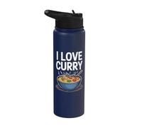 Amo l'espressione di un appassionato di curry Stainless Steel Insulated Water Bottle