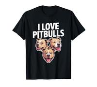 Amo l'espressione sincera di un appassionato di Pitbull Maglietta