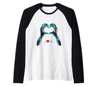 Amo l'IA Maglia con Maniche Raglan