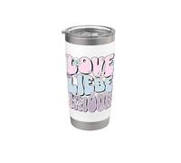 Amo Liebe Amour Bicchiere termico in acciaio inox doppia parete