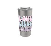 Amo Liebe Amour Bicchiere termico in acciaio inox doppia parete