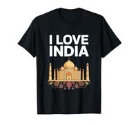 Amo l'India Taj Mahal Design Maglietta