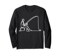 Amo Linea Continua Pescatore Maglia a Manica