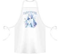 Amo L'Inverno Anime Testo Giapponese Grembiule In Cotone 100% Biologico