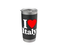 Amo l'Italia Bicchiere termico in acciaio inox doppia parete