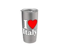 Amo l'Italia Bicchiere termico in acciaio inox doppia parete
