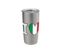Amo l'Italia Bicchiere termico in acciaio inox doppia parete