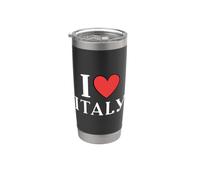 Amo l'Italia Bicchiere termico in acciaio inox doppia parete