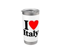 Amo l'Italia Bicchiere termico in acciaio inox doppia parete