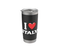 Amo l'Italia Bicchiere termico in acciaio inox doppia parete