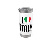 Amo l'Italia Bicchiere termico in acciaio inox doppia parete