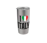 Amo l'Italia Bicchiere termico in acciaio inox doppia parete