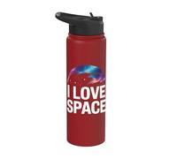 Amo lo spazio Celestial Dreams Cosmic Adventure Stainless Steel Insulated Water Bottle