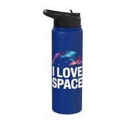Amo lo spazio Celestial Dreams Cosmic Adventure Stainless Steel Insulated Water Bottle