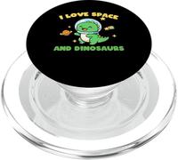 Amo lo spazio e i dinosauri Dino carino dei cartoni animati per bambini PopSockets PopGrip per MagSafe