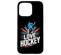 Amo lo spirito degli appassionati di hockey Custodia per iPhone 15 Pro Max