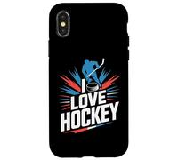 Amo lo spirito degli appassionati di hockey Custodia per iPhone X/XS