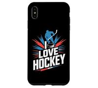 Amo lo spirito degli appassionati di hockey Custodia per iPhone XS Max