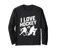 Amo Lo Spirito degli Appassionati di Hockey Maglia a Manica