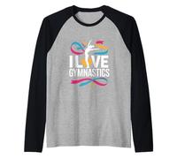 Amo Lo Spirito di appassionato di Ginnastica Maglia con Maniche Raglan
