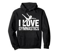 Amo Lo Spirito entusiasta della Ginnastica Felpa con Cappuccio