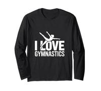 Amo Lo Spirito entusiasta della Ginnastica Maglia a Manica