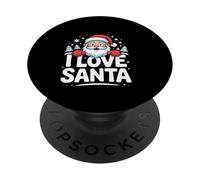 Amo lo spirito natalizio di Babbo Natale PopSockets PopGrip Adesivo