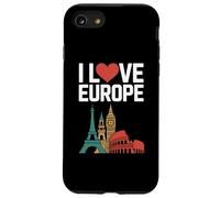 Amo lo stile dei monumenti iconici dell'Europa Custodia per iPhone SE (2020) / 7 / 8