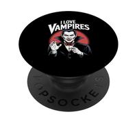 Amo lo stile horror gotico dei vampiri PopSockets PopGrip Adesivo