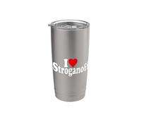 AMO LO STROGANOFF I HEART BEEF ALLA STROGANOFF Bicchiere termico in acciaio inox doppia parete