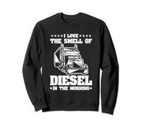 Amo l'odore del diesel al mattino per un camionista Felpa