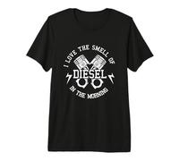 Amo l'odore del Meccanico Diesel dell'automobile Diesel Maglietta Premium