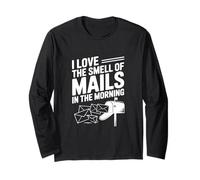 Amo l'odore delle Lettere nell'umorismo mattutino Maglia a Manica