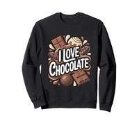 Amo l'ossessione per i Dolci al Cioccolato Felpa