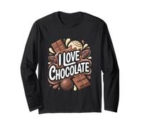 Amo l'ossessione per i Dolci al Cioccolato Maglia a Manica