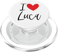 Amo Luca Nome Cuore Uomo Personalizzato Ragazzo BFF Friend PopSockets PopGrip per MagSafe