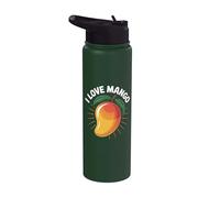 Amo Mango Succoso Amore Frutta Tropicale Stainless Steel Insulated Water Bottle