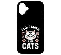 Amo Matematica E Gatti Nerd Scherzo Custodia per iPhone 16 Plus