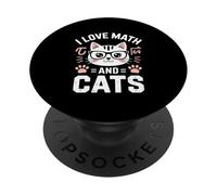 Amo Matematica E Gatti Nerd Scherzo PopSockets PopGrip Adesivo