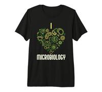 Amo Microbiologia Virologia e Biologia Scienze Laboratorio Maglietta Premium