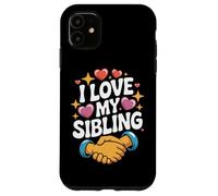 Amo mio fratello Heartfelt Bond Fun Custodia per iPhone 11