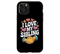 Amo mio fratello Heartfelt Bond Fun Custodia per iPhone 11 Pro