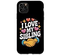 Amo mio fratello Heartfelt Bond Fun Custodia per iPhone 11 Pro Max