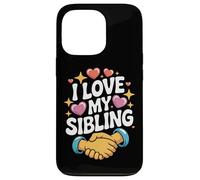 Amo mio fratello Heartfelt Bond Fun Custodia per iPhone 13 Pro
